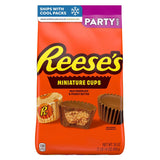 REESE'S Miniatures Milk Chocolate Peanut Butter Cups, Candy Party Pack, 30 Oz