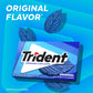 Trident Flavor Sugar Free Gum Packs of 14 Pieces Total Pieces, Original, 168 Count, (Pack of 12)
