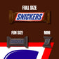 SNICKERS Milk Chocolate Candy Bar, NFL Football Snacks, 1.9 Ounce