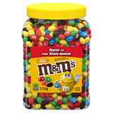M&M’S Peanut Candy Jars, Assorted Chocolate Candies, Party Size Bulk, 46 Oz (Pack of 2)