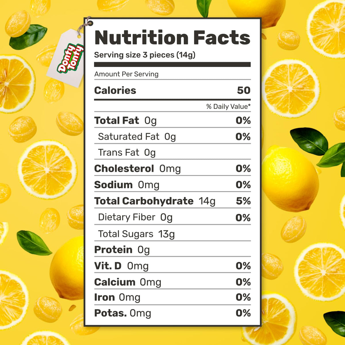 Claeys Sanded LEMON Drops Hard Candy 2 Lb – Bulk, Old Fashioned Candy, Natural Flavor, Fat Free