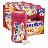 Mentos Sugar Free Gum with Xylitol, Cinnamon, 50 Piece Bottle (6 Pack) 
