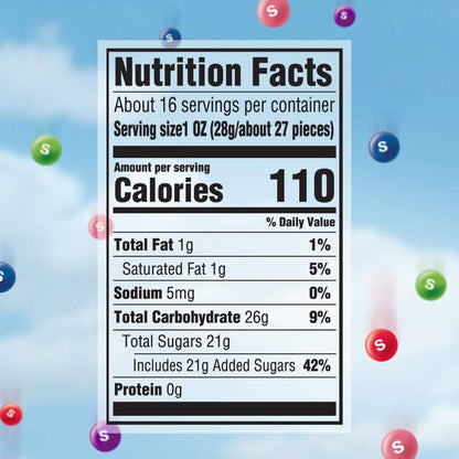 SKITTLES Wild Berry Chewy Candy Share Size Movie Night Party Favor Candy Snack, 15.6 Oz Resealable Bag