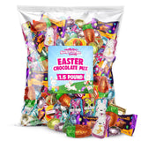 Bulk Chocolate Candy Mix - 1.5 Pound Assorted Individually Wrapped Chocolate Candies Variety Pack for Easter