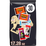 HERSHEY'S, KIT KAT and REESE'S Assorted, Candy Variety Bag, 17.28 Oz (30 Pieces)
