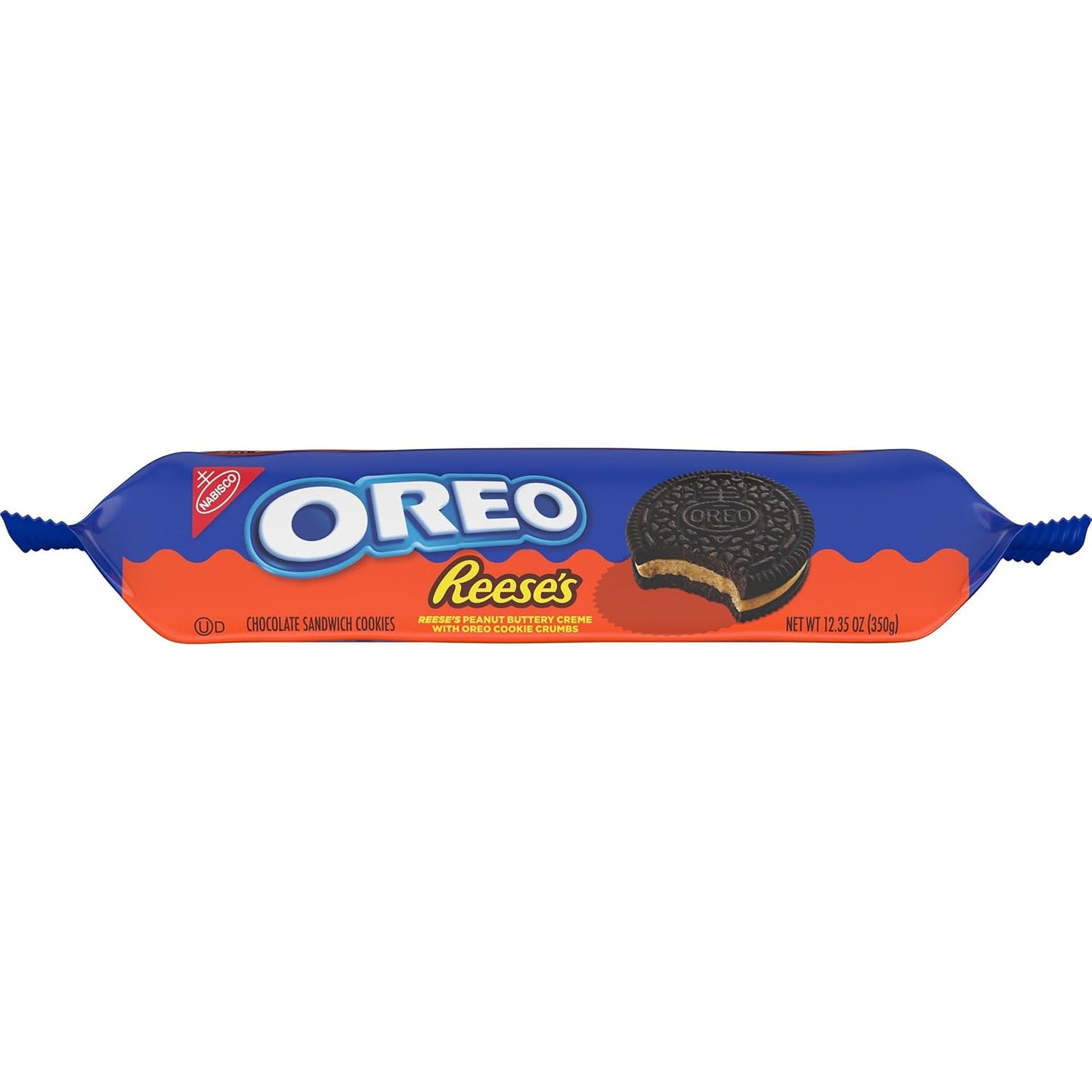 OREO REESE'S Peanut Buttery Creme Chocolate Sandwich Cookies, 12.35 Oz