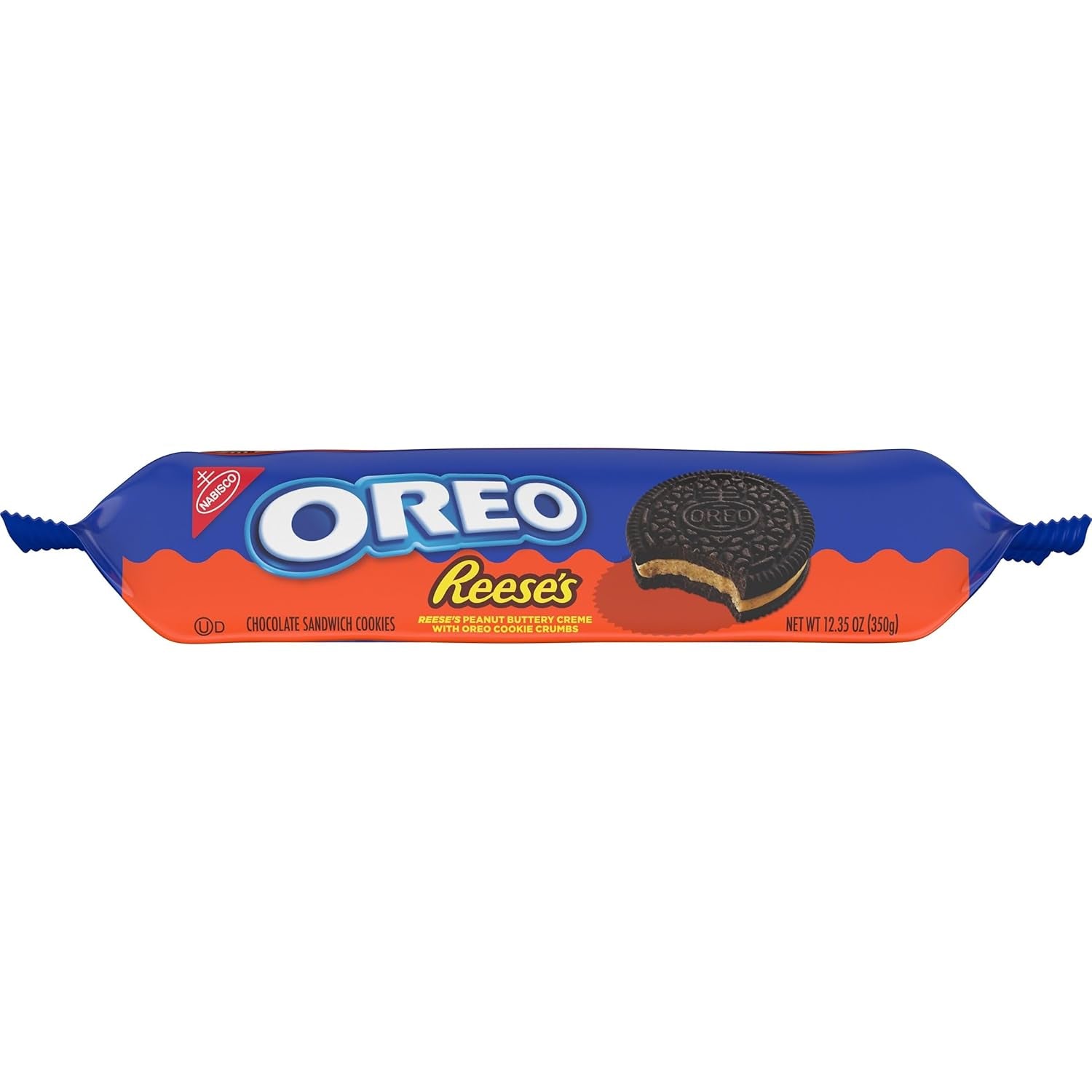 OREO REESE'S Peanut Buttery Creme Chocolate Sandwich Cookies, 12.35 Oz