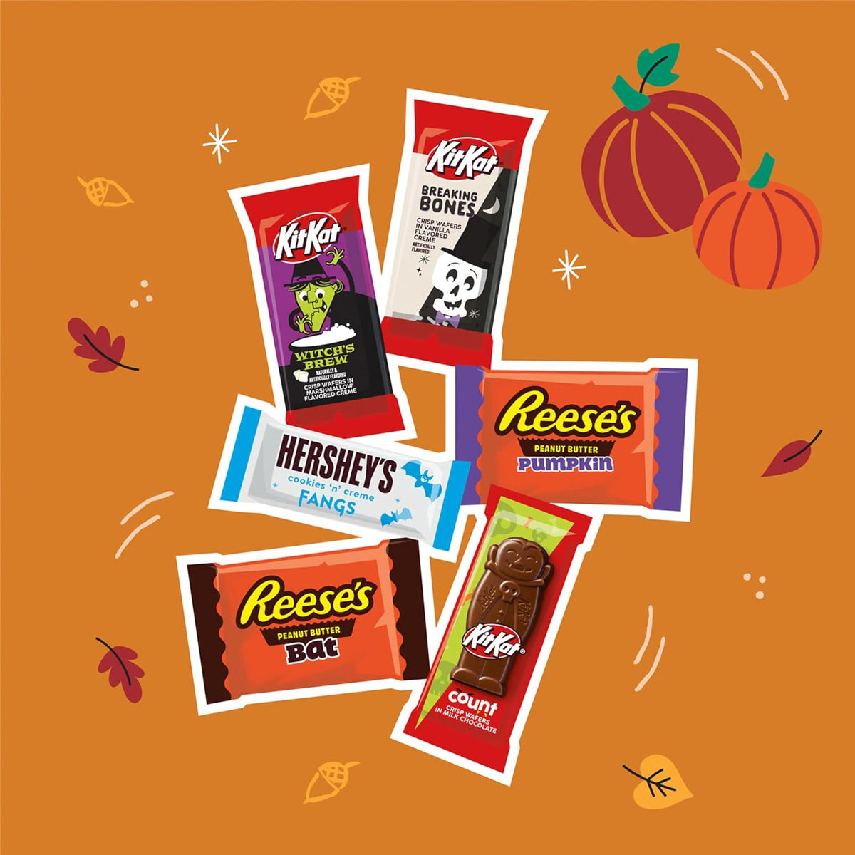 Hershey'S Assorted Chocolate Halloween Candy Bulk Variety Pack, 52.63 Oz
