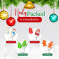 40 Pack Christmas Lollipops - Individually Wrapped Holiday Themed Suckers - Strawberry, Green Apple, Orange, Tutti-Frutti Delicious Flavors